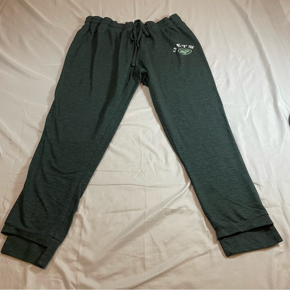 NFL Team‎ Apparel New York Jets Womens XXL Gray Sleep Pants Lounge Joggers